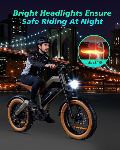 DYU M20 All-Terrain Long-Range Electric Bike
