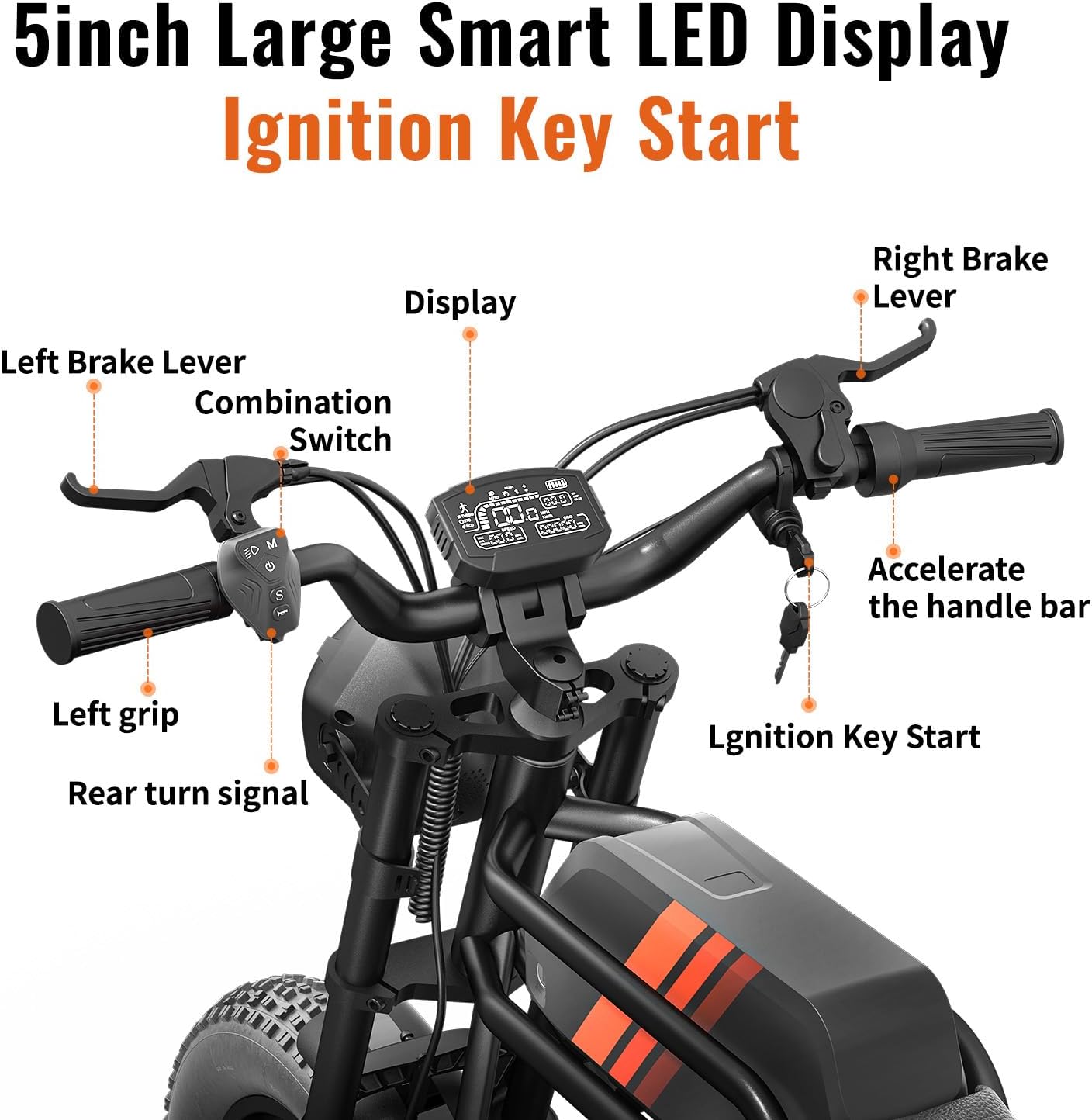 GT33 All-Terrain Cafe Racer Cargo Electric Bike