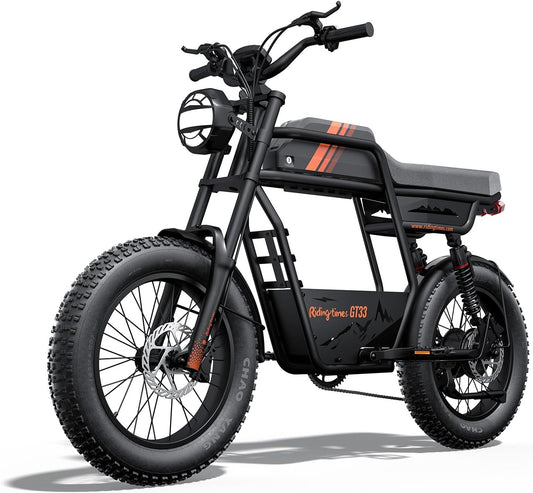GT33 All-Terrain Cafe Racer Cargo Electric Bike