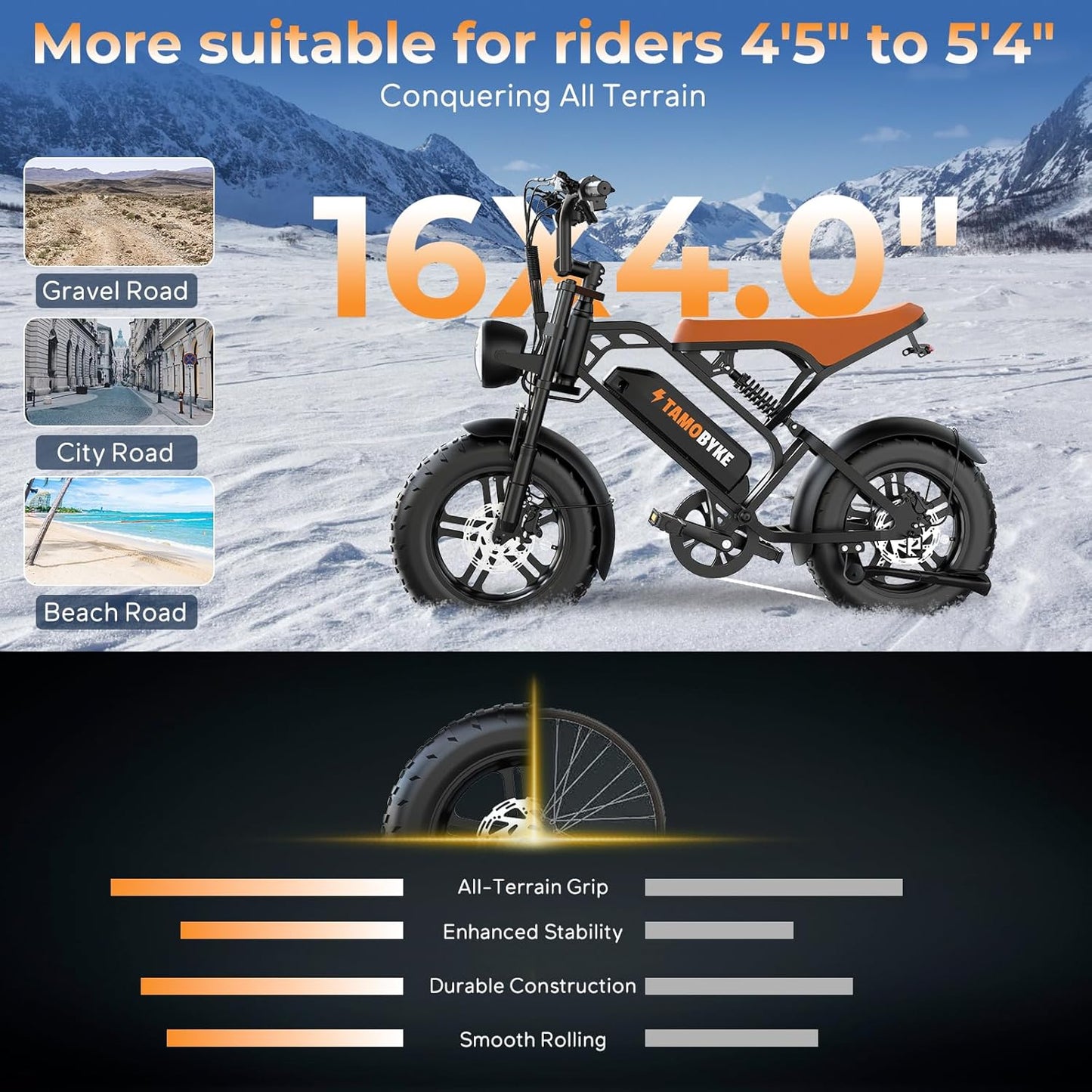 Tamobyke T16 Electric Bike