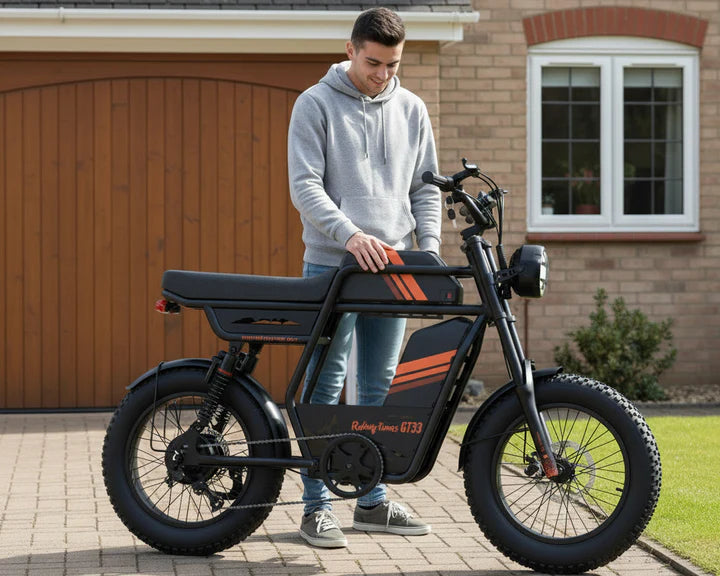 GT33 All-Terrain Cafe Racer Cargo Electric Bike