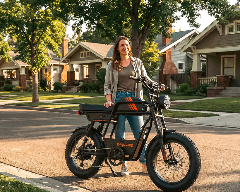 GT33 All-Terrain Cafe Racer Cargo Electric Bike